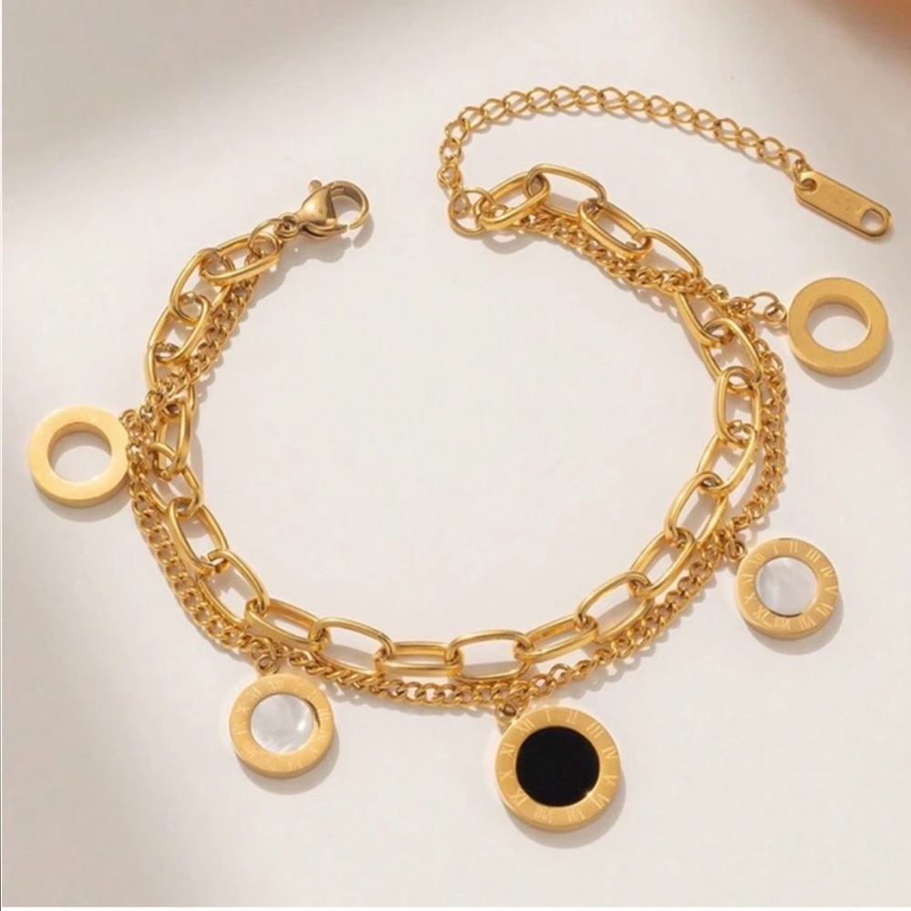 Gold Layered Numerical Bracelet